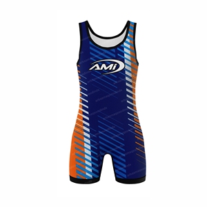 <b>Wrestling</b> Sportswear <b>Singlet</b> with Athletic Design and Stretch Fabric for Intensive Training Activities <b>Wrestling</b> <b>Singlet</b> - Product Image 2