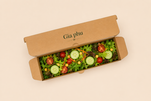 กล่องบรรจุภัณฑ์ไก่ทอดแบบพิมพ์ลายเอง ทำจากกระดาษคราฟท์รีไซเคิล พร้อมหูหิ้ว กระดาษลูกฟูกหนา 3 มม. รูปทรงหลากหลาย - Product Image 3