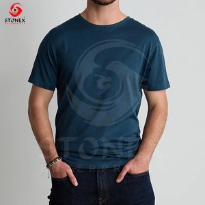 เสื้อยืดคอกลมทรงหลวมผ้าฝ้าย 100% คุณภาพสูงแบบ OEM สกรีนโลโก้แบรนด์ของคุณเองได้ เสื้อยืดลำลองสำหรับผู้ชาย - Product Image 2