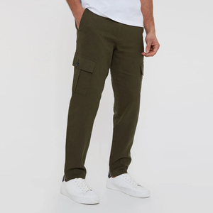 Pantalon cargo homme de haute qualité, séchage rapide, couleur personnalisée, en coton, tendance, pour l'extérieur, avec poches. - Product Image 2