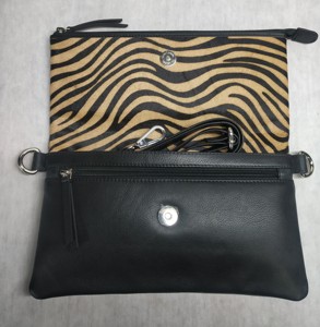 Bolso Bandolera de Piel con Pelo de Tigre para Mujer, con Cremallera, Bolsillo para Móvil, Venta al por Mayor, Personalizado, Directo de Fábrica, Exportación - Product Image 2