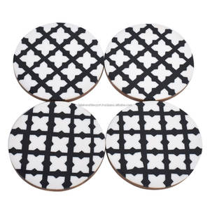 Juego de posavasos de resina epoxi redondos cuadrados personalizables de alta calidad con almohadillas de cocina fijadoras de Falak World Export - Product Image 3