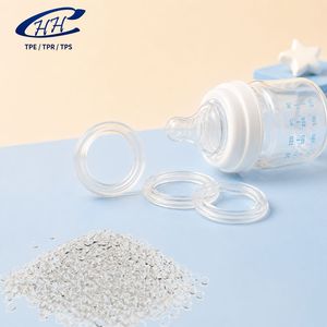 Compuesto de TPE SEBS de Grado Alimenticio para Moldeo por Inyección, Color y Dureza Personalizados para Sellos de Biberones - Product Image 1