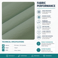 Tissu de performance professionnelle pour vêtements de cyclisme 78% Nylon 22% Spandex Anti-bactérien Échantillons gratuits