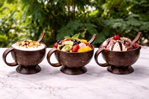 Eco Table Coconut Shell Drink Cup Crafted With Organic Shell Material And Minimal Beverage Style - Product Image 2