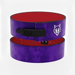 Ceinture de musculation en cuir véritable sur mesure, robuste et antidérapante, avec levier en acier réglable pour le soutien du dos - Product Image 6