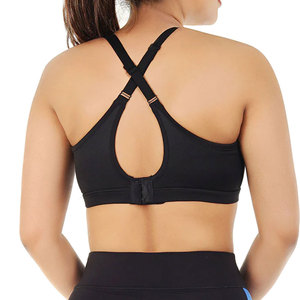 Sujetador deportivo de alta calidad personalizado para mujer, con logo personalizado, transpirable y de estilo simple, a bajo precio. - Product Image 2