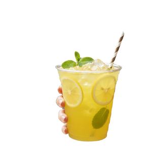 Gobelets compostables transparents de 12 oz, écologiques, modernes, à base de plantes, alternative au plastique, sans BPA, biodégradables, PLA, anti-fuite - Product Image 1