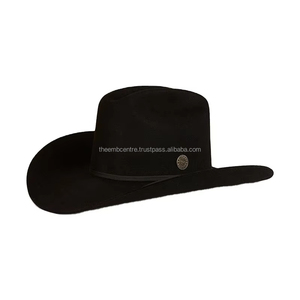 Sombreros de Vaquero Occidentales Personalizados |   Sombrero de Rodeo de Cuero Premium |   Fabricante de Sombreros Vaqueros Hechos a Mano, Servicio OEM y ODM - Product Image 1