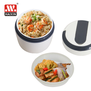 Haixin 1000ml <span class=keywords><strong>Bol</strong></span> à soupe isotherme double couche hermétique, pot de petit-déjeuner portable, boîte à bento en plastique anti-fuite - Product Image 2