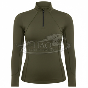 เสื้อสำหรับขี่ม้าผู้หญิง แขนยาว ยืดได้สี่ทิศทาง สำหรับฝึกซ้อมและขี่ม้า เสื้อผ้าสำหรับกีฬาขี่ม้า ประสิทธิภาพสูง - Product Image 2