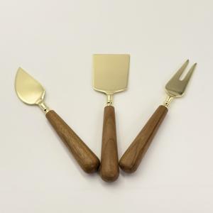 Cortador de Mantequilla y Queso de Acero Inoxidable Personalizado con Mango de Madera, Herramienta para Cortar Queso, Cuchillo Esparcidor, ¡Gran Venta! - Product Image 3