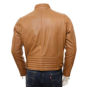 Vente directe d'usine, veste en cuir décontractée pour homme de haute qualité, style streetwear, avec tissu léger, veste d'hiver - Product Image 2