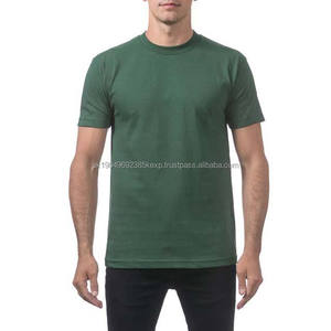 Chemises décontractées pour hommes avec logo personnalisé OEM, de bonne qualité, grande taille, 100% coton, manches courtes, col rond, vêtements d'été - Product Image 1