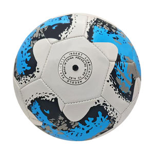 Ballon de football pakistanais sur mesure, taille 5, cousu à la machine, avec impression de logo personnalisée par le fabricant. - Product Image 4