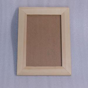 Back View Of A Pine Wood <b>Picture</b> <b>Frame</b> Showing Sturdy Support Stand Secure <b>Mounting</b> And Durable Wood Crafts, Wooden Boxes - Product Image 1