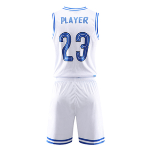 Ensemble de maillots de basket-ball professionnels pour club scolaire, impression par sublimation, respirant, anti-transpiration, entraînement sportif - Product Image 2
