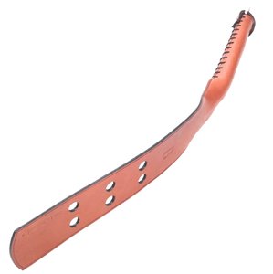 Leather Spanking Paddle with Wide Blade for Even Sensation Distribution - Product Image 3