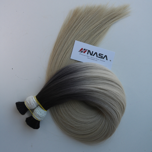 Best Quality 100% Raw Virgin Human Bulk Hair Soft Silky Smooth <b>Tangle</b>-Free Ombre Color with Natural Shine Factory Direct Price - Product Image 5