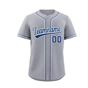 Maillots de sport en polyester respirant avec logo personnalisé, boutonnés, taille adulte, uniformes de baseball - Product Image 2