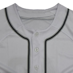 Camiseta Estilo Jersey de Béisbol con Bordado Personalizado, Jersey de Béisbol OEM al por Mayor - Product Image 4