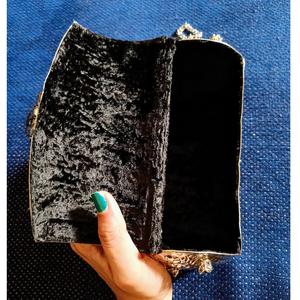 Elegante Bolso de Mano Rectangular de Metal Hecho a Mano para Fiesta, Boda, o Evento, Bolso de Lujo para Novia, Venta al Por Mayor - Product Image 2