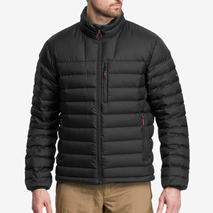 Chaqueta de Plumón Negra para Hombre, Forrada de Felpa, Ligera, Gruesa y Cálida, para Invierno y Actividades al Aire Libre, Venta al Por Mayor, Alta Calidad - Product Image 1