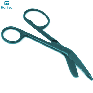 Tijeras para Vendajes Lister de Alta Calidad con Recubrimiento de Color, Acero Inoxidable, para Primeros Auxilios, Enfermería, Emergencias, Trauma - Product Image 2