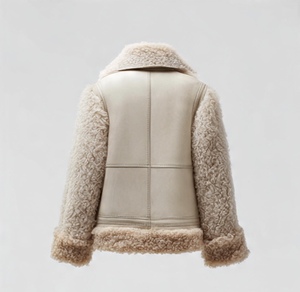 เสื้อแจ็คเก็ตหนังขนสัตว์คุณภาพสูงสำหรับผู้หญิง - Product Image 6