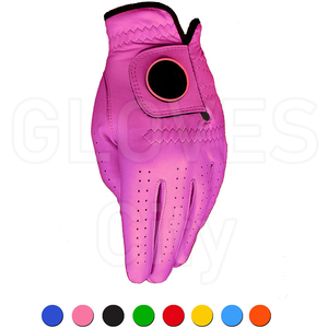 Custom Logo Cabretta Leather Golf <b>Gloves</b> Men Professional Anti-Slip Breathable Soft <b>Grip</b> OEM Bulk Supply - Product Image 6