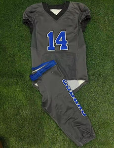 ชุดยูนิฟอร์มอเมริกันฟุตบอลผู้ชายไซส์พลัสแบบสั่งทำพิเศษ ระบายอากาศได้ดี ขนาดตามสั่ง สวมใส่สบาย คุณภาพสูง ราคาสมเหตุสมผล - Product Image 5