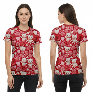 Camiseta Casual de Manga Corta, Ajustada, Personalizada, Impresa, al Por Mayor, Precio Económico, para Yoga, Fitness, Running, Entrenamiento, Verano - Product Image 3