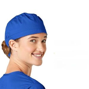 Casquettes médicales simples en coton tricoté unisexe, chapeau chirurgical, chapeau de dentiste, chapeau d'infirmière, casquette médicale - Product Image 1