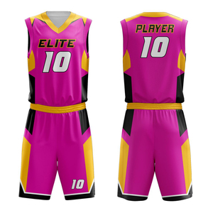 Men’s Latest Design Summer Basketball Jersey & Shorts Reversible Breathable Team Uniform Wholesale - Product Image 3