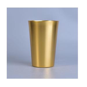 Bougies votives modernes en métal faites à la main pour la maison, les bars, les mariages, Pâques, Halloween, le Ramadan, le Nouvel An - Accent de fleurs séchées - Product Image 4