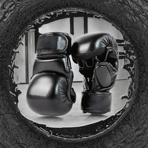 ถุงมือฝึกซ้อม MMA ระดับโปร หนัง PU แบบเปิดนิ้ว สำหรับการต่อสู้และการตีต่อย เหมาะสำหรับทุกวัย ผลิตโดยโรงงาน OEM - Product Image 6