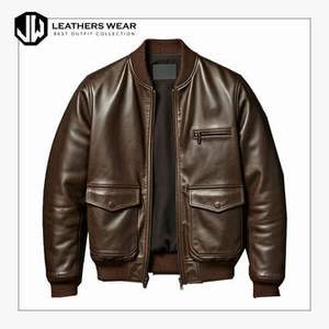 Vestes d'hiver en cuir personnalisées OEM, style letterman, brodées, pour hommes, en vente à prix de gros. - Product Image 6