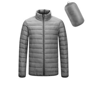 Veste d'hiver unisexe de haute qualité à capuche matelassée, épaisse, en sherpa, à carreaux, avec imprimé lettres, col montant, fermeture éclair, vente en gros - Product Image 2