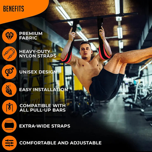 Correas de Abdominales de Grado Comercial, Resistentes y Duraderas, para Gimnasio, Entrenamiento de Core y Dominadas - Product Image 6