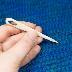 Artisanat naturel, écologique, aiguilles à tricoter et à nalbind simple en os, fabriquées à la main, durables - Product Image 4