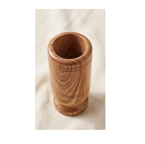 Natural Solid Wood Eco-friendly Hand-made Sustainable Reusable Leak Proof <b>Water</b> Glass for Home Wedding Gift & Occasions - Product Image 1