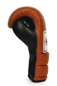 Guantes de Boxeo de Cuero Sintético de 10oz, 12oz y 14oz con Protección Acolchada en los Nudillos, Transpirables, con Correa Ajustable para la Muñeca, para Entrenamiento Intenso - Product Image 3