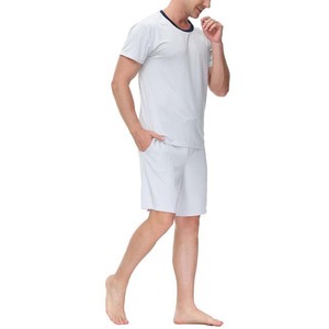 Wholesale Breathable Casual Men's Summer Plus Size Two-Piece <b>Knitted</b> Solid High Street Style Shorts <b>Sets</b> - Product Image 3