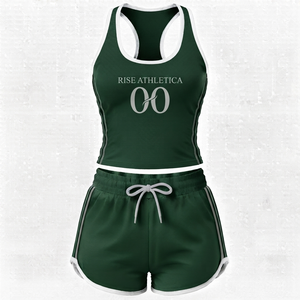 Conjunto Deportivo AKA Sorority Sigma Elite para Mujer, Camiseta sin Mangas y Pantalones Cortos Ajustados, Ropa Deportiva para el Día del Partido, Universidad, Campus - Product Image 1