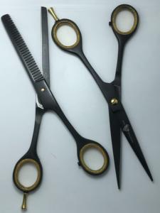 new Selling Stainless Steel <b>Barber</b> salon Shear & Hair Cutting Scissor Beauty Type Thinning Scissors <b>set</b> kit - Product Image 5