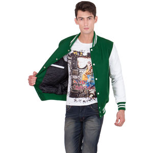 Veste universitaire en cuir pour homme, modèle personnalisé, en laine fine, long manteau, design sur mesure, vente en gros, veste universitaire vierge, best-seller - Product Image 3