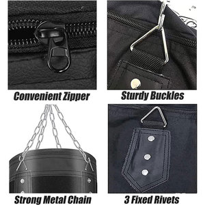 Saco de Boxeo Resistente para Entrenamiento de Boxeo y Fitness, Equipo Colgante Duradero para Artes Marciales - Product Image 2