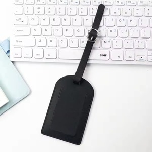 Classic Genuine Leather Luggage Tags Secure Steel Buckle Design Professional Leather Travel <b>ID</b> <b>Holders</b> LTG-0315 - Product Image 6