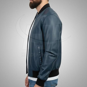 Modern Style <b>Leather</b> Baseball <b>Jacket</b> Comfortable Fit <b>Leather</b> Baseball <b>Jacket</b> Premium Fashion <b>Leather</b> Baseball <b>Jacket</b> - Product Image 2