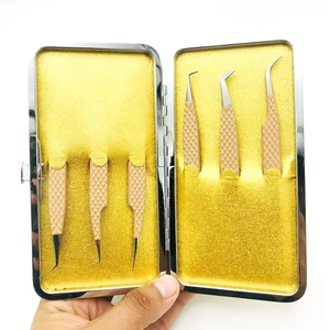 แหนบขนตาปลอมสำหรับต่อขนตาแบบกำหนดสีได้เอง - Product Image 4